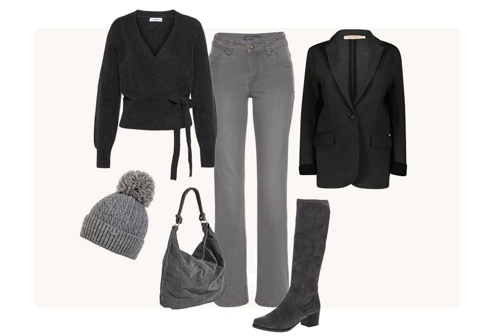 Trendkleur donkergrijs