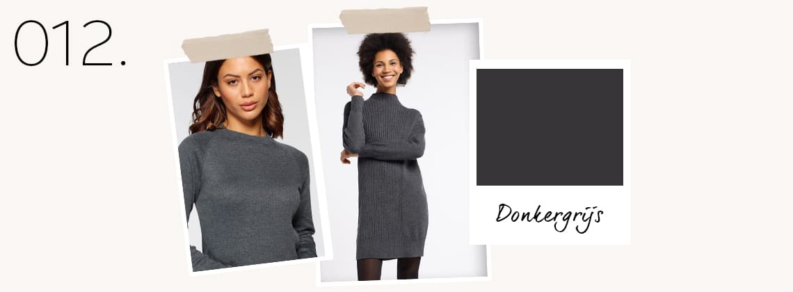 Trendkleur donkergrijs