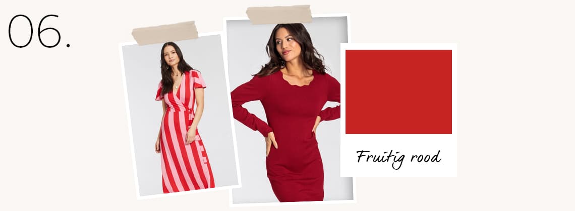 Trendkleur fruitig rood