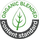 De Organic Content Standard blended (OCS blended)